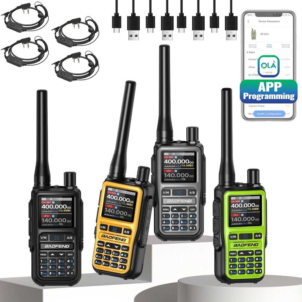 4-Pack Baofeng UV-5R Mini Ham Radio Kits ($8.74/Each)