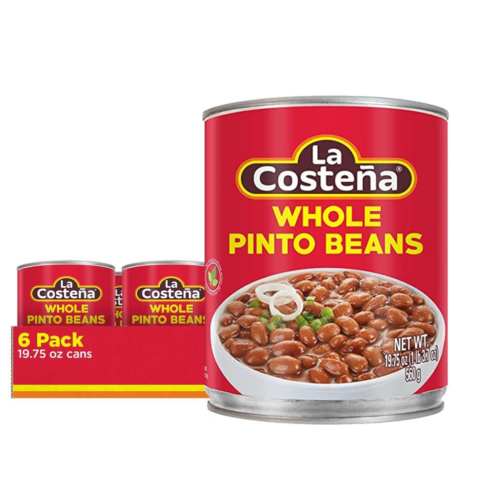 6-Pack La Costeña Whole Pinto Beans, 20.5 oz.