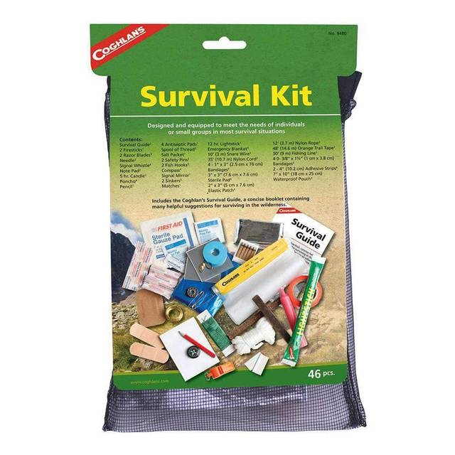 Today Only: Coghlan's Survival Kit with Guide (46 pieces)