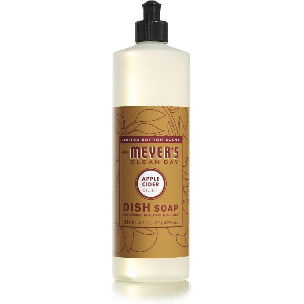 Mrs. Meyer's Clean Day Liquid Dish Soap, 16 oz. (Apple Cider)