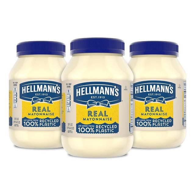 3-Pack Hellmann's Real Mayonnaise, 30 oz.
