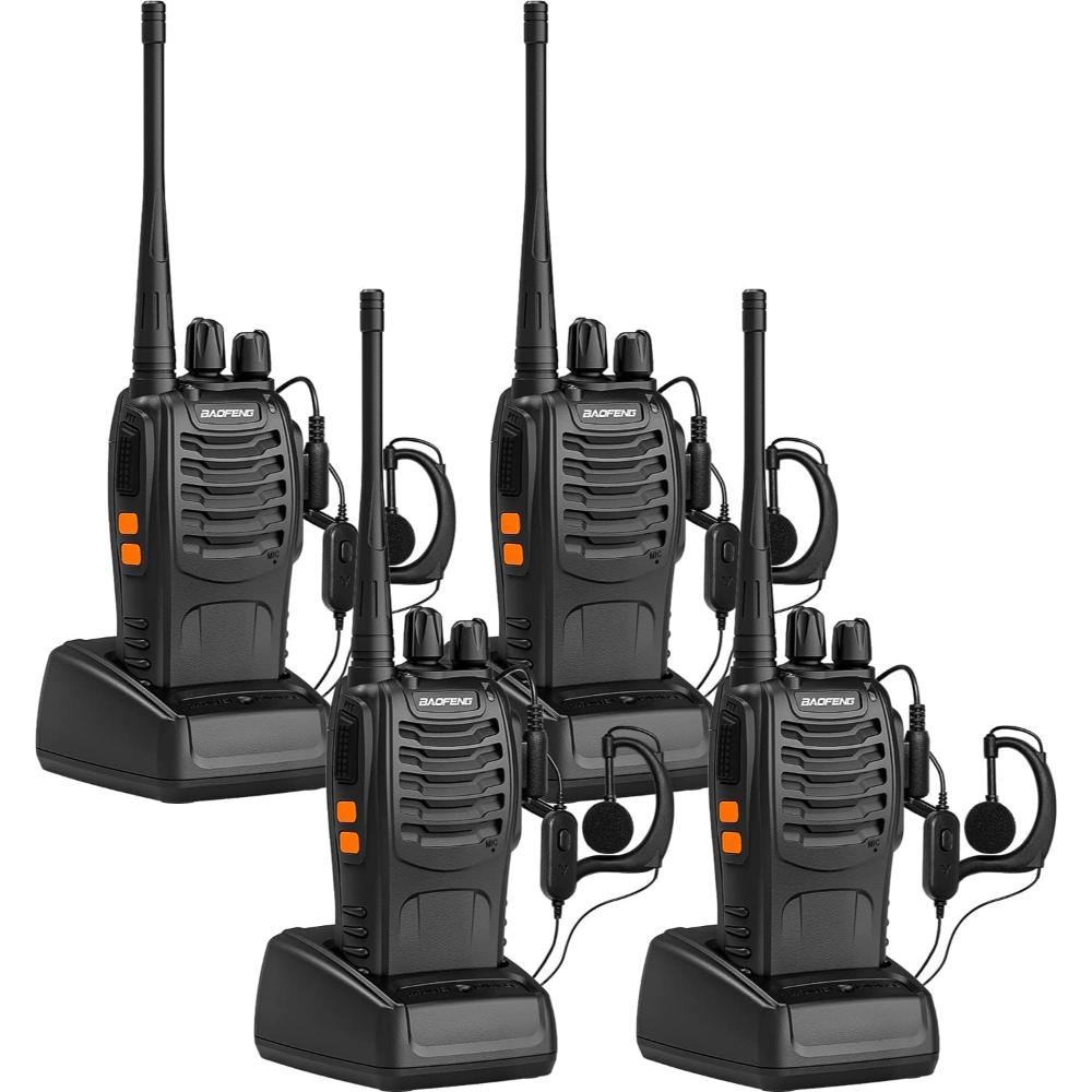 4-Pack Baofeng BF-888S Walkie Talkies