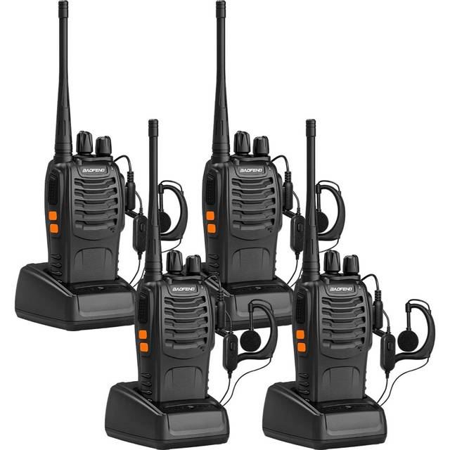 4-Pack Baofeng BF-888S Walkie Talkies