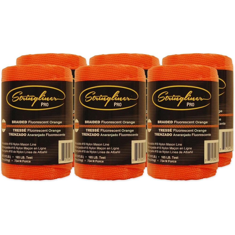 6-Pack Stringliner 500' Braided Mason Line