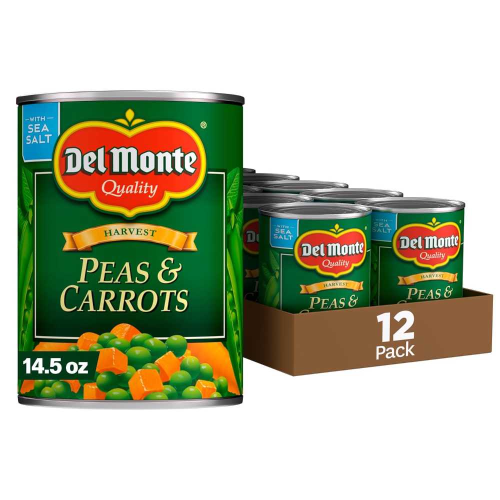 12-Pack Del Monte Canned Peas & Carrots, 14.5 oz.