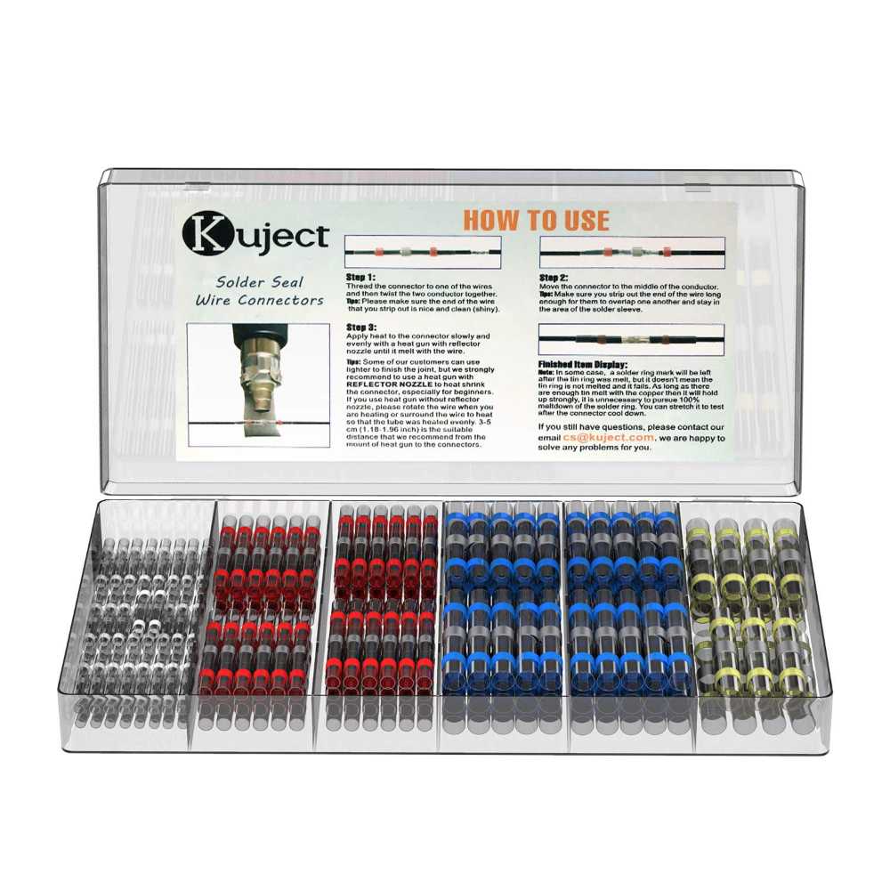 200-Piece Kuject Solder Seal Wire Connector Kit
