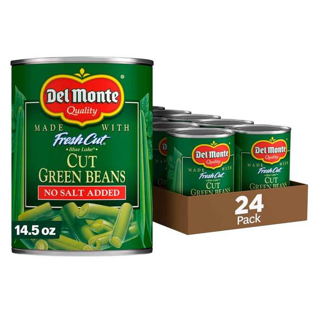 24-Pack Del Monte Blue Lake Cut Green Beans, 14.5 oz. ($0.58/Can)
