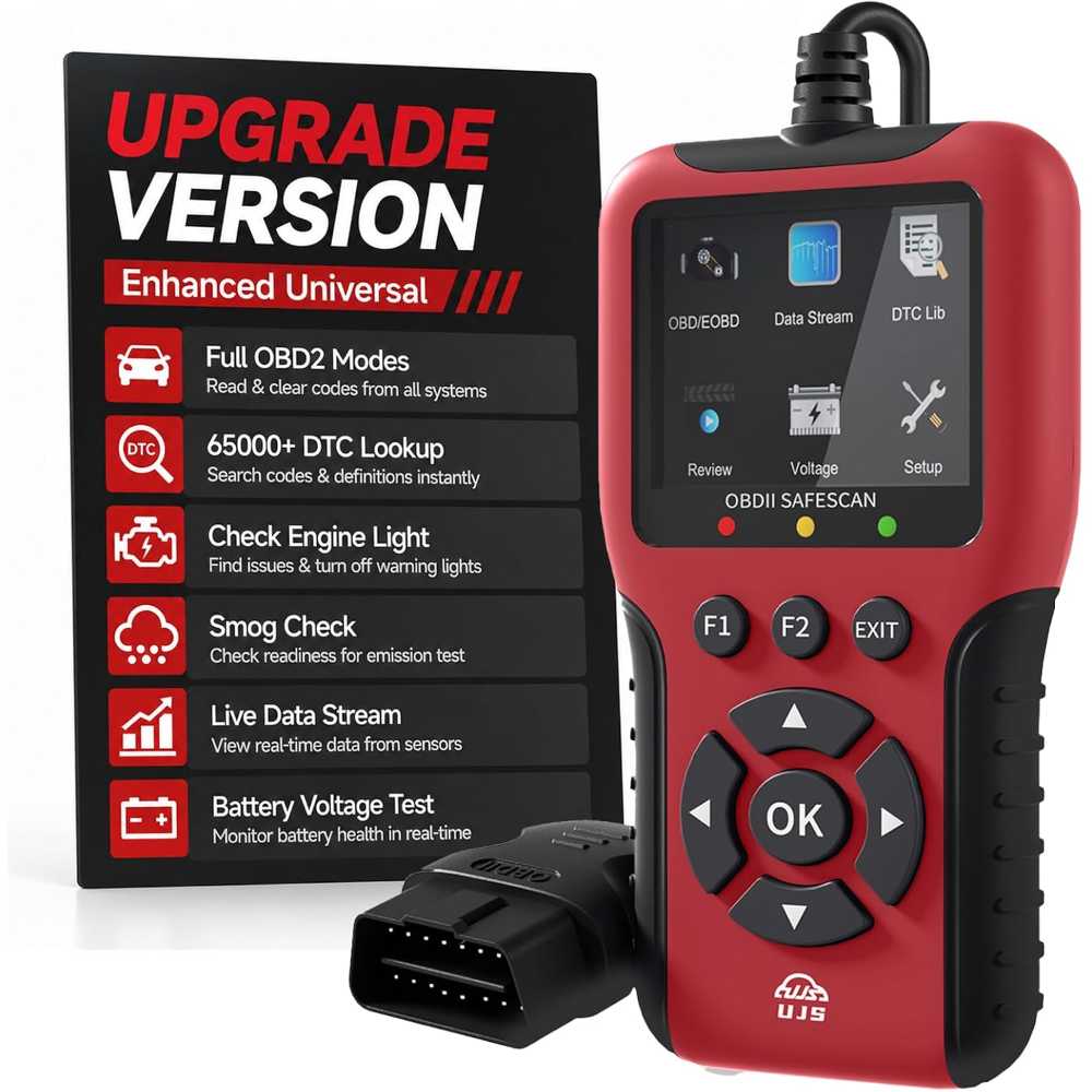 UJS Safescan OBD2 Scanner Car Diagnostic Tool