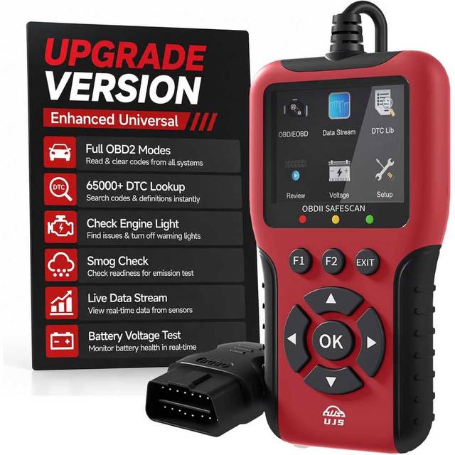 UJS Safescan OBD2 Scanner Car Diagnostic Tool