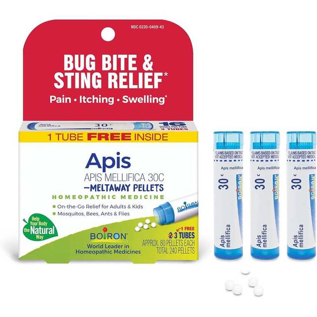 240-Pack Boiron Apis Mellifica 30C Homeopathic Bug Bite & Sting Relief Medicine