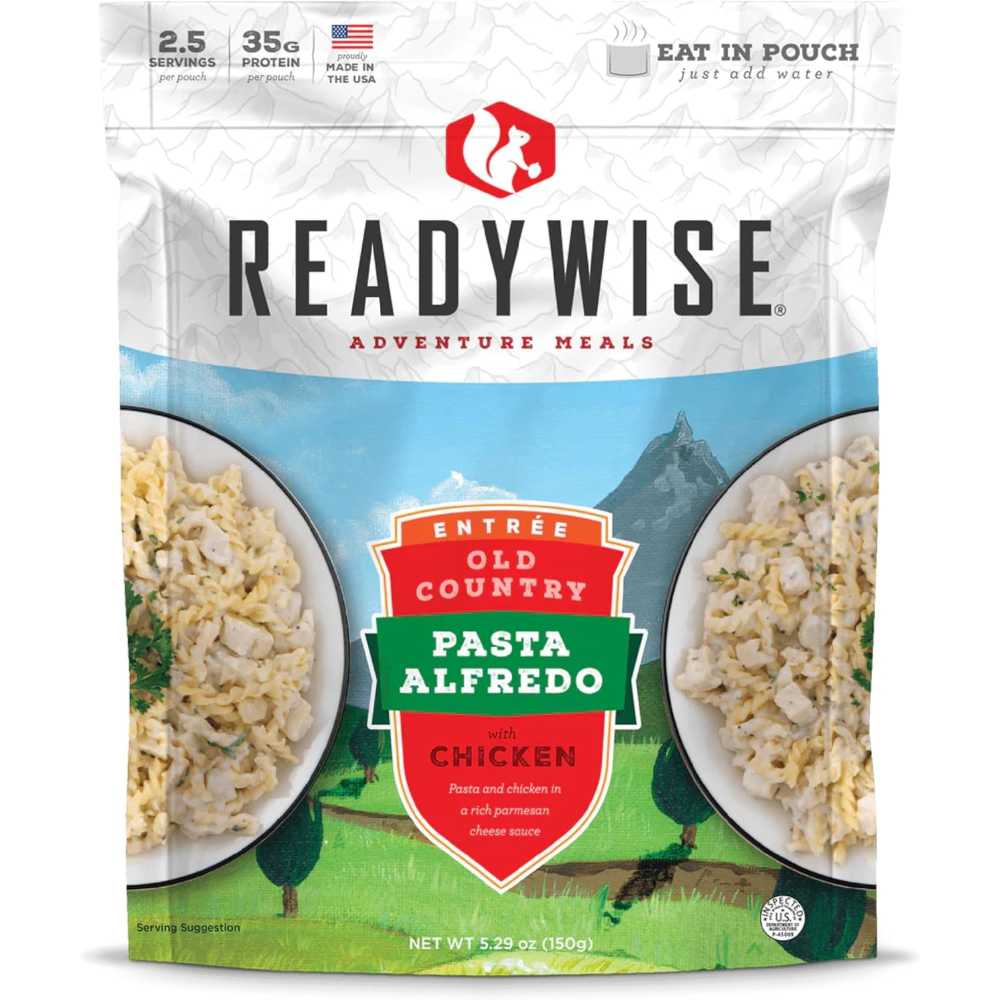 ReadyWise Freeze Dried Pasta Alfredo w/ Chicken