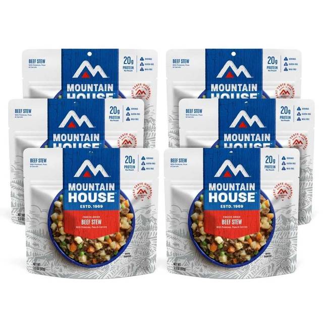 6-Pack Mountain House Beef Stew ($7.83/Pouch)