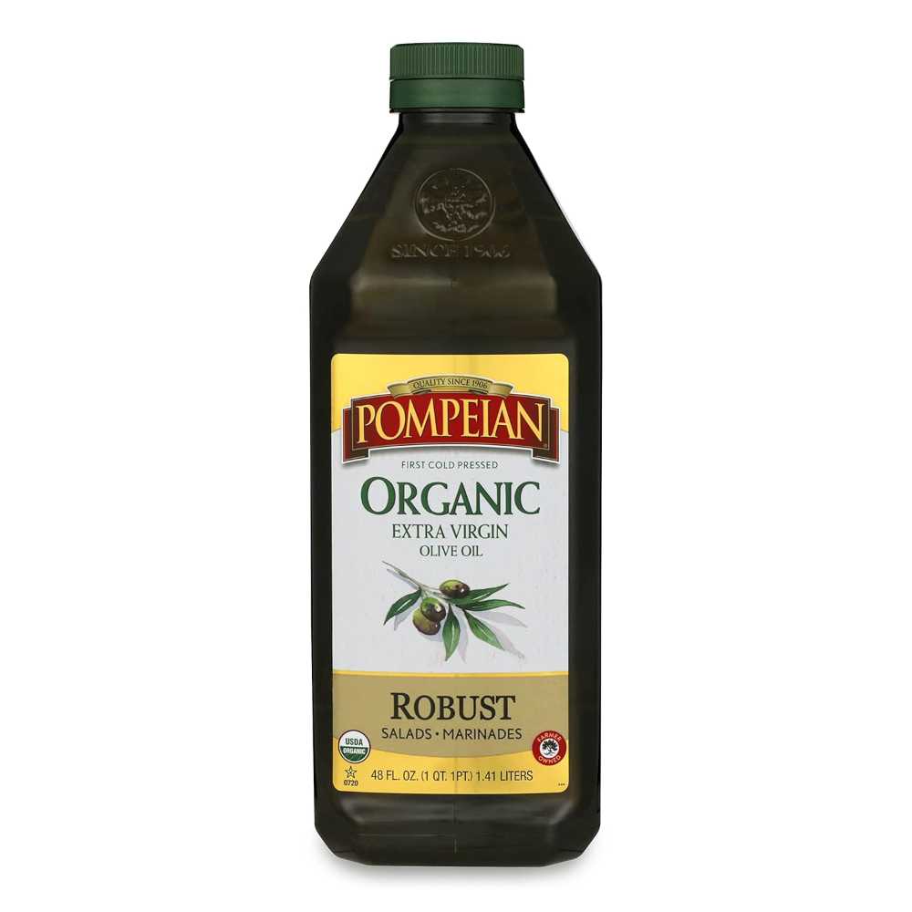 Pompeian Organic Robust Extra Virgin Olive Oil, 48 oz.