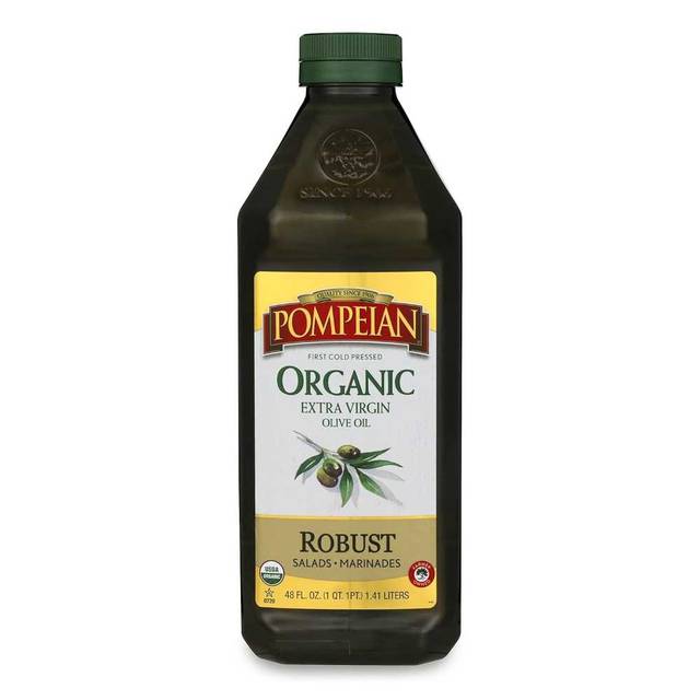 Pompeian Organic Robust Extra Virgin Olive Oil, 48 oz.