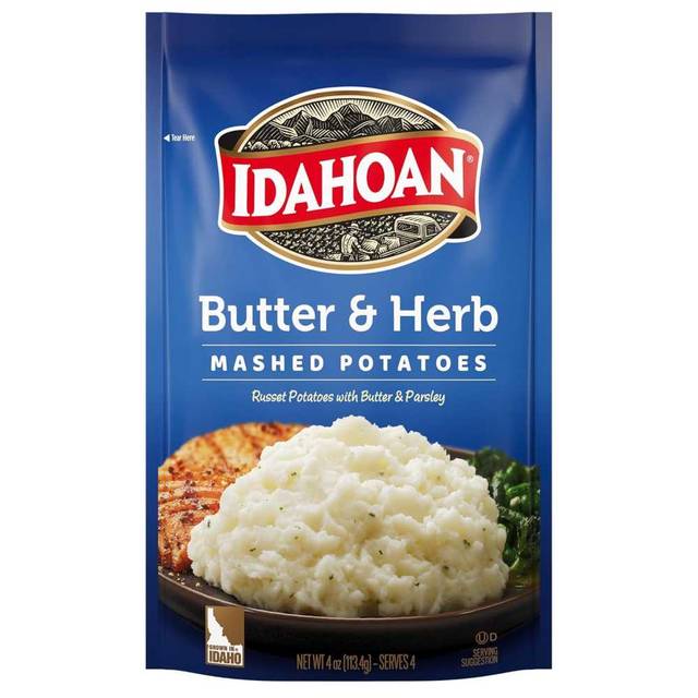 Idahoan Butter & Herb Potatoes, 4 oz.