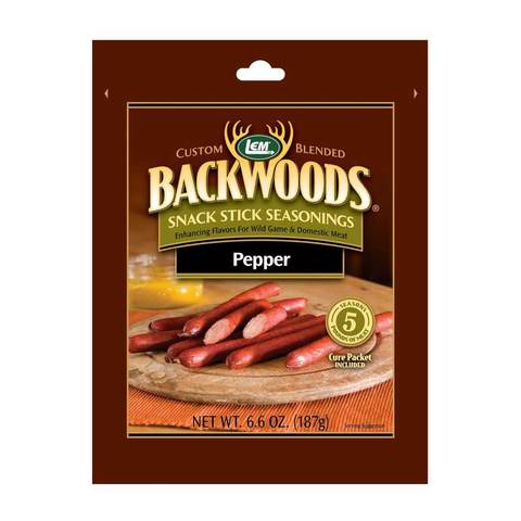 LEM Backwoods Pepper Stick Seasoning w/ Cure Packet, 26.3 oz.
