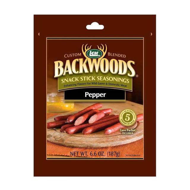 LEM Backwoods Pepper Stick Seasoning w/ Cure Packet, 26.3 oz.