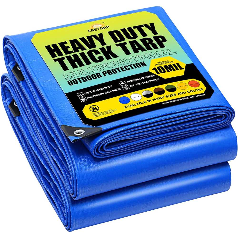 Eastarp Heavy Duty 16' x 20' 10-Mil Tarp