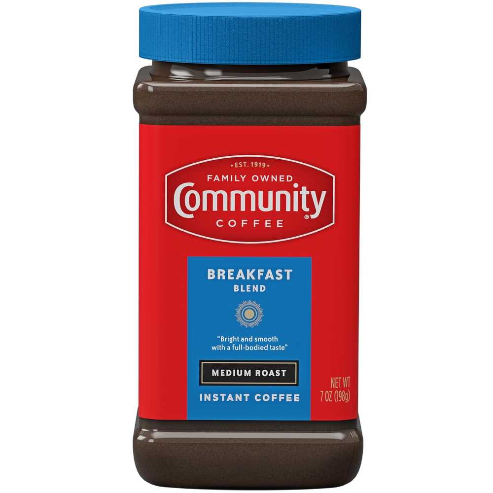 Community Coffee Breakfast Blend Instant Coffee, 7 oz.