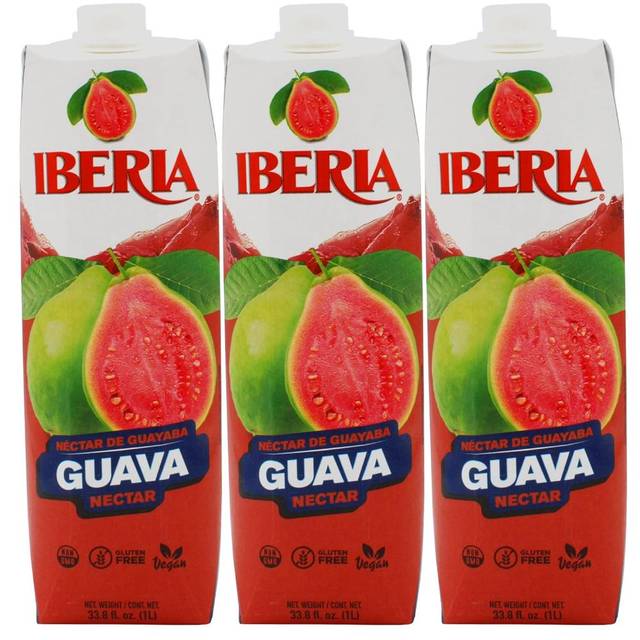 3-Pack Iberia Guava Nectar, 33.8 oz.