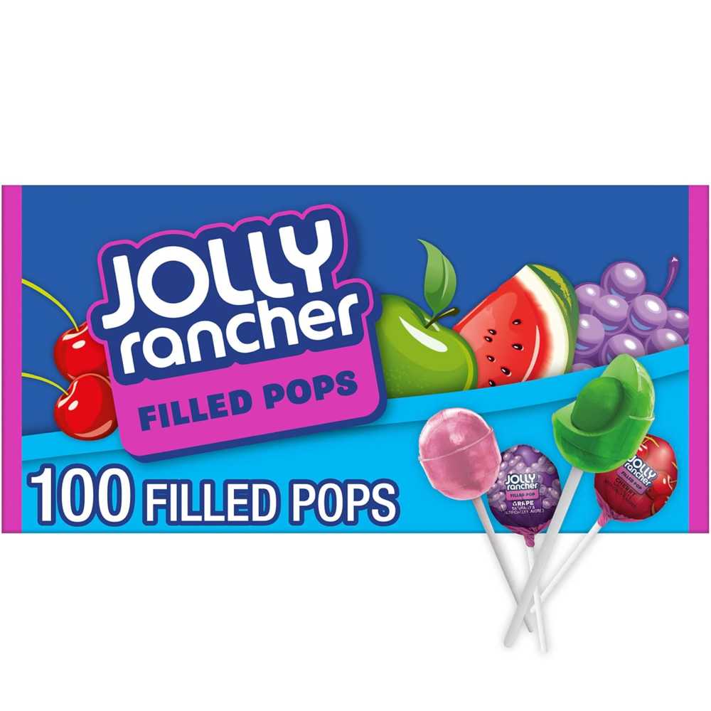 100-Pack Jolly Rancher Filled Pops (56 oz. Total)