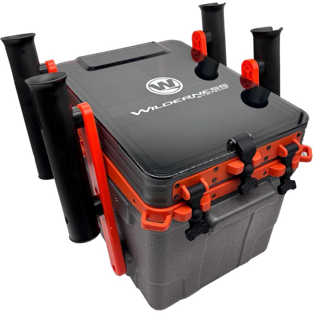 Wilderness Systems 4-Rod & Tackle Storage Crate for Boats