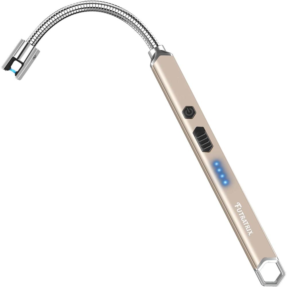 Fukatrix Rechargeable USB-C Electric Arc Lighter w/ Fleixble Neck