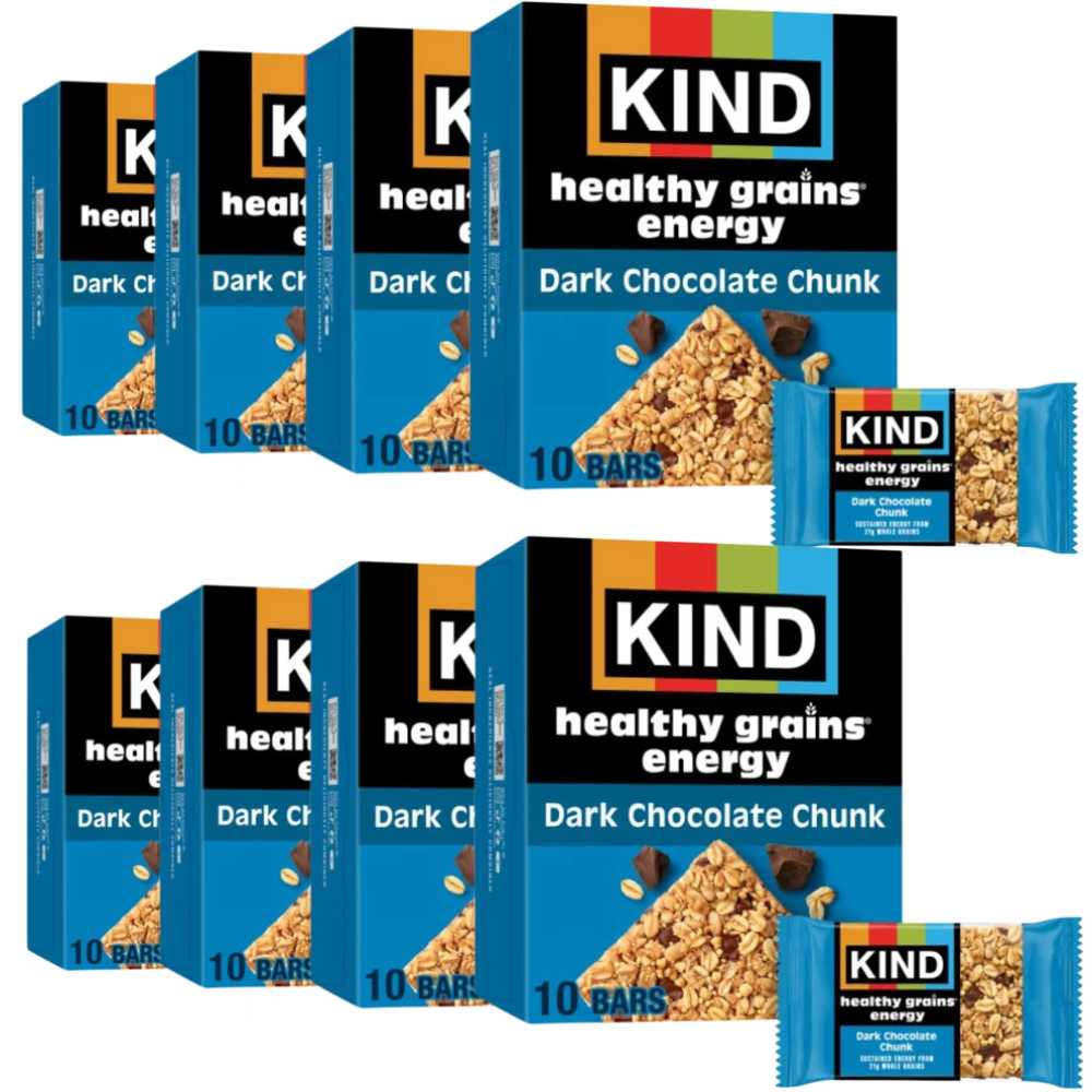 80-Pack KIND Healthy Grains Energy Bars (Dark Chocolate Chunk)