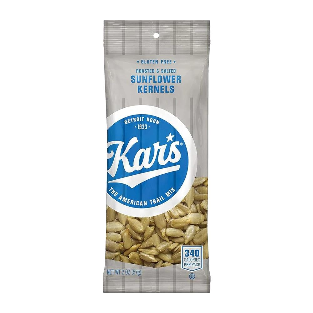 72-Pack Kar’s Roasted & Salted Sunflower Kernels, 2 oz.