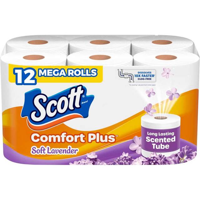12-Pack Scott ComfortPlus Mega Rolls Toilet Paper (310 Sheets/Roll)