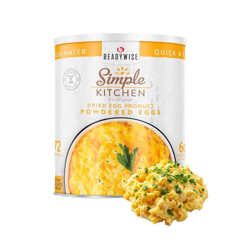 Readywise Simple Kitchen Powdered Eggs Can
