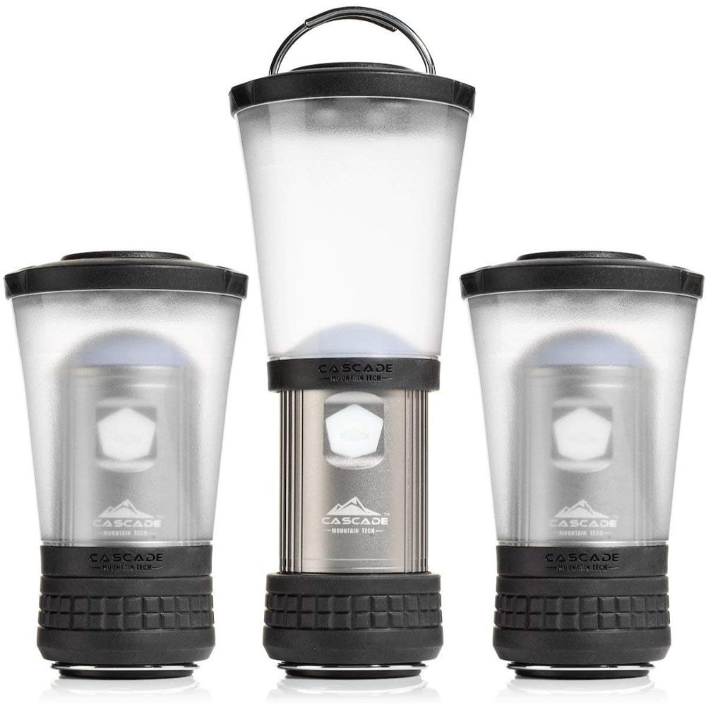 3-Pack Cascade Mountain Tech Collapsible LED Lantern