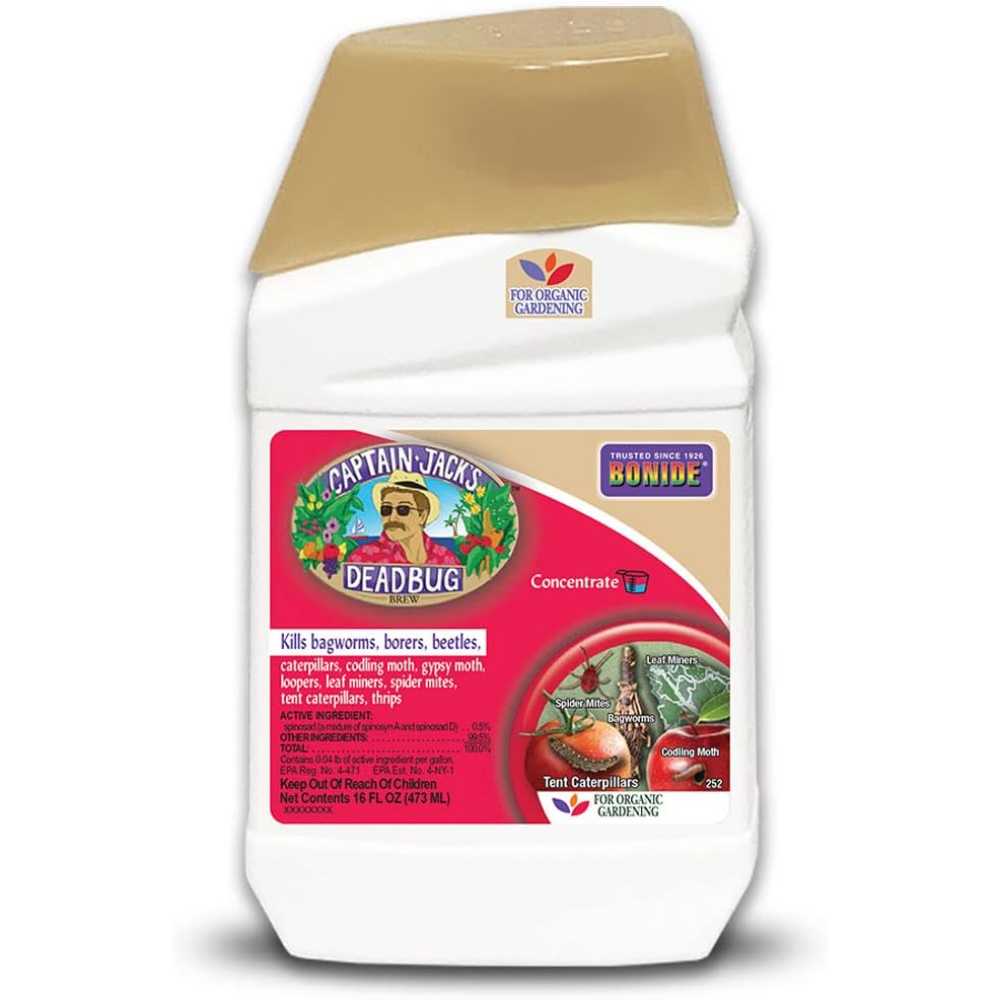 Bonide Captain Jack's Deadbug Brew Concentrate for Organic Gardening, 16 oz.