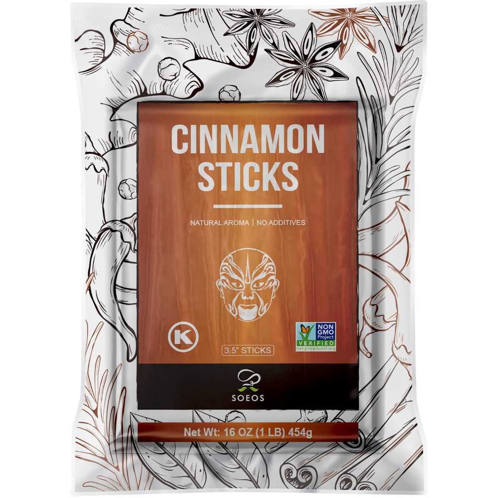 Soeos Cinnamon Sticks, 1 lb.