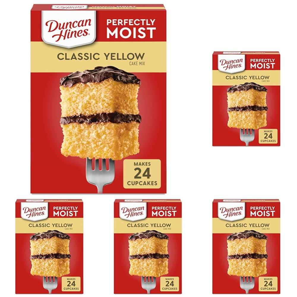 5-Pack Duncan Hines Classic Yellow Cake Mix, 15.25 oz.