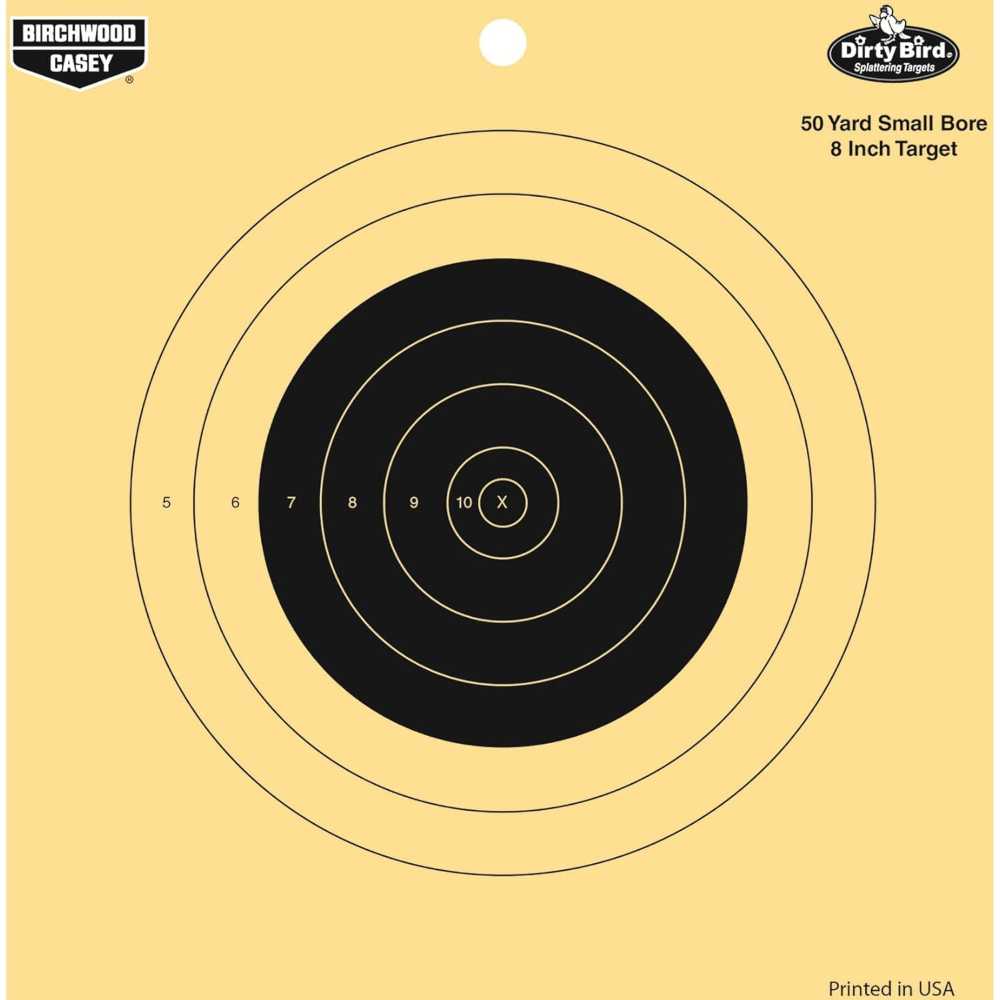 25-Pack Birchwood Casey Dirty Bird Small Bore 8" Splattering Reactive Target