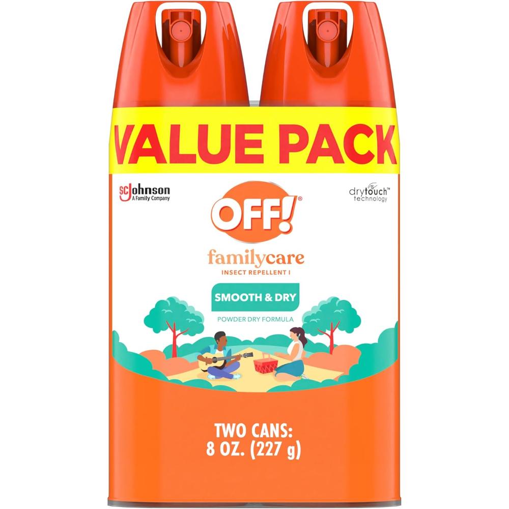 2-Pack OFF! Family Care Insect & Mosquito Repellent, 4 oz.