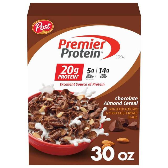 Post Premier Protein Cereal, 30 oz. (Chocolate Almond)