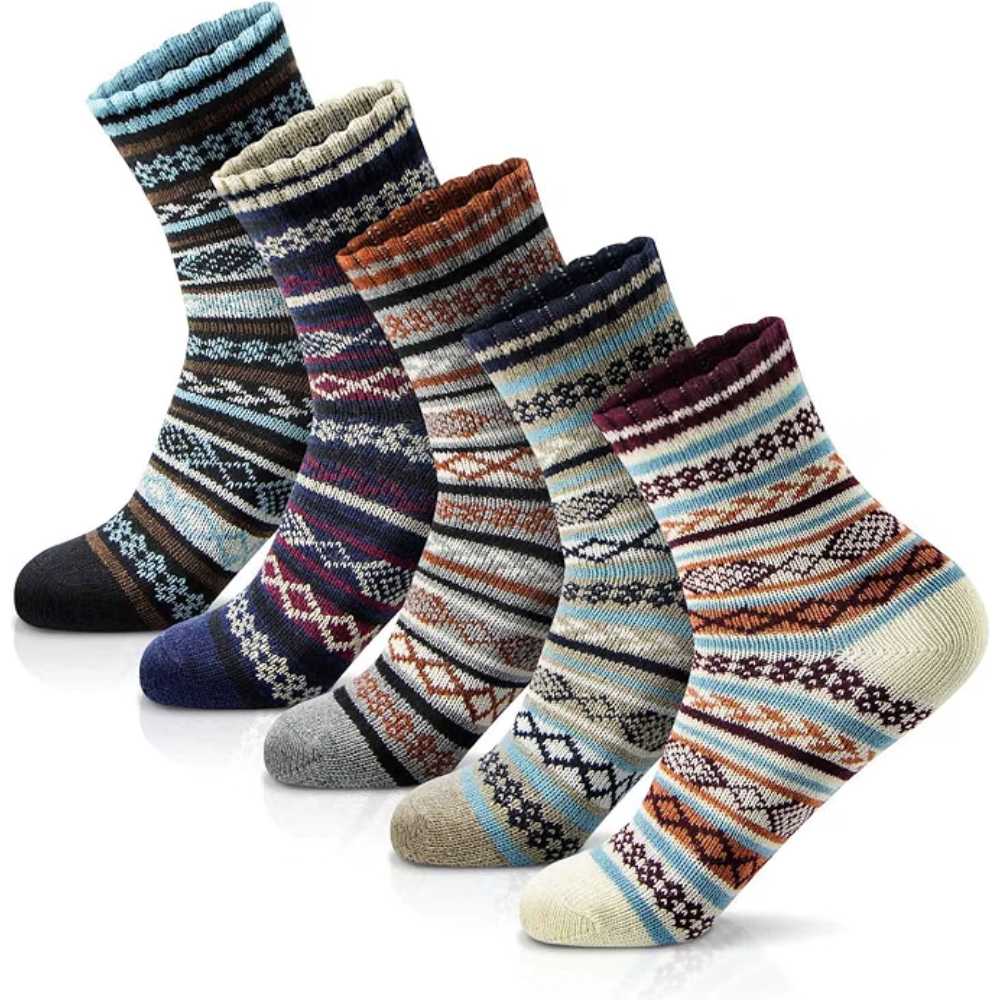 Prime Members: 5-Pairs Morecoo Women's Wool Blend Socks