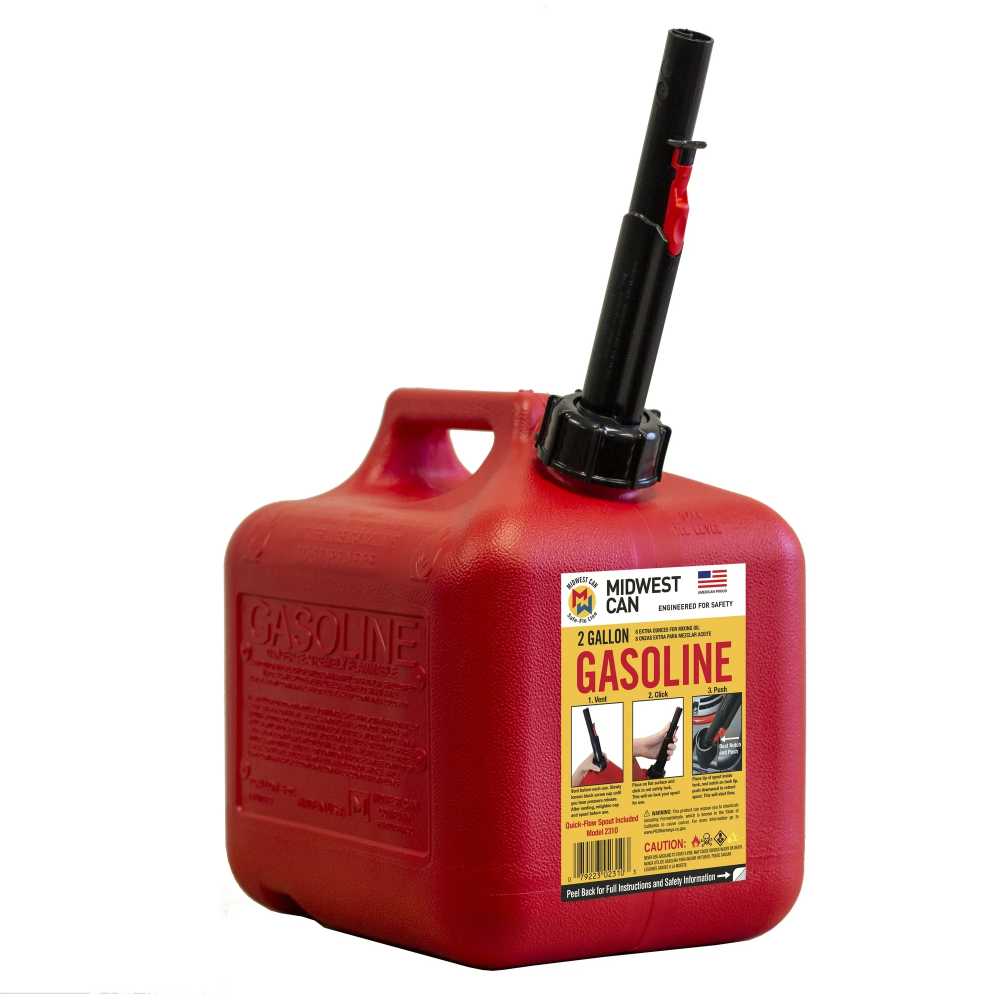 Midwest Can 2-Gallon Auto Shut Off Gas Can