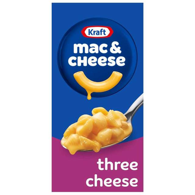 Kraft Three Cheese Mac & Cheese Dinner, 7.25 oz.