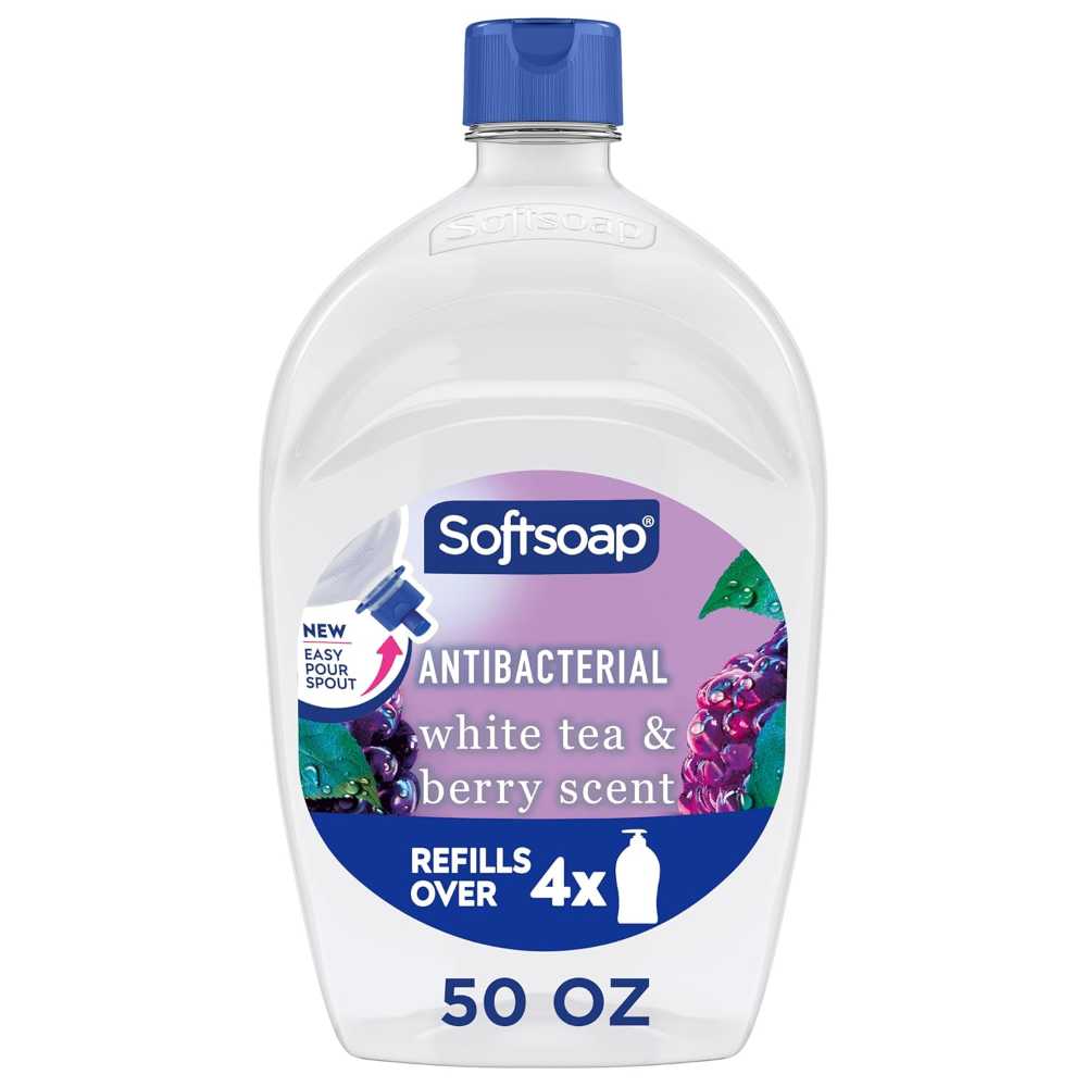 Softsoap Antibacterial Hand Soap Refill, 50 oz. (White Tea & Berry)