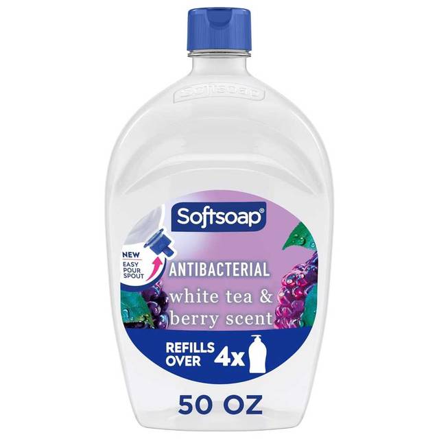 Softsoap Antibacterial Hand Soap Refill, 50 oz. (White Tea & Berry)