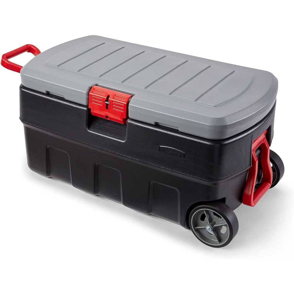 Prime Members: Rubbermaid Wheeled ActionPacker️ 35-Gallon Rugged Outdoor Storage Bin