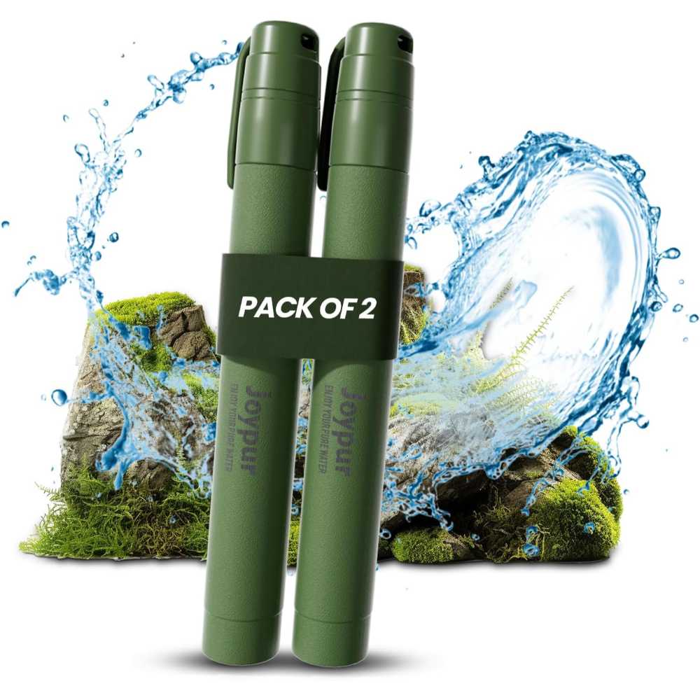 Prime: 2-Pack Joypur Survival Water Filter Straw