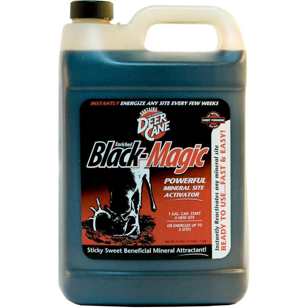 Deer Cane Black Magic Liquid Mineral Deer Attractant, 1 gal.