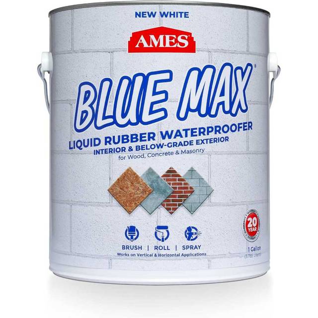 Ames Blue Max Liquid Rubber Waterproofer, 1 gal.