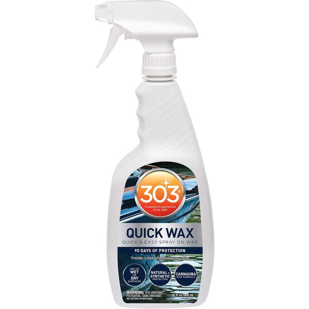 303 Marine Quick Wax for Fiberglass & Gelcoat, 32 oz.