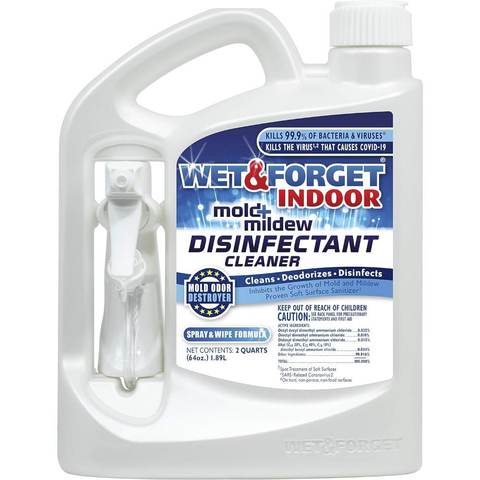 Wet & Forget Indoor All-Purpose Disinfectant Cleaner, 64 oz. (Ready-to-Use)