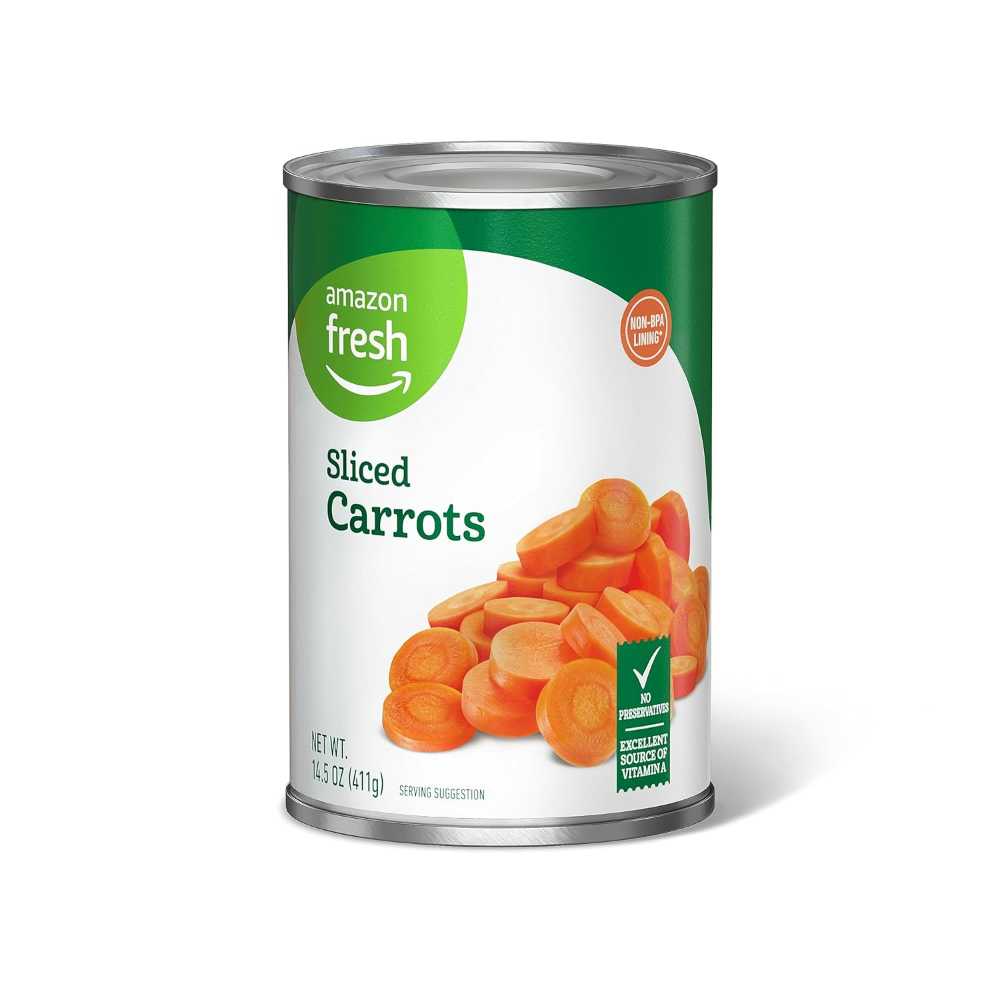 Amazon Fresh Canned Sliced Carrots, 14.5 oz.